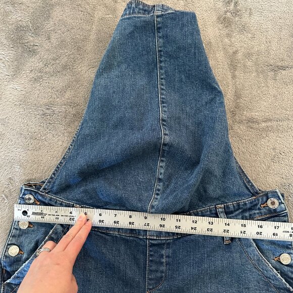 Gap Maternity Overalls Jeans Women's size MEDIUM - Picture 4 of 7